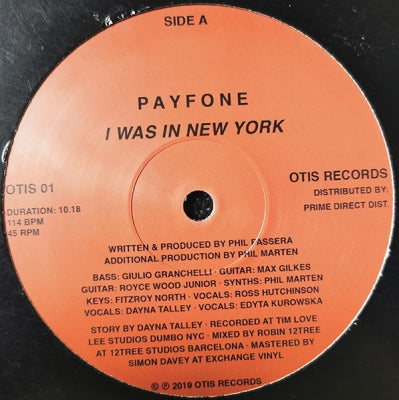 PAYFONE - I Was In New York / A Prayer For Maya Angelou