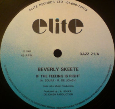 BEVERLY SKEETE - If The Feeling Is Right