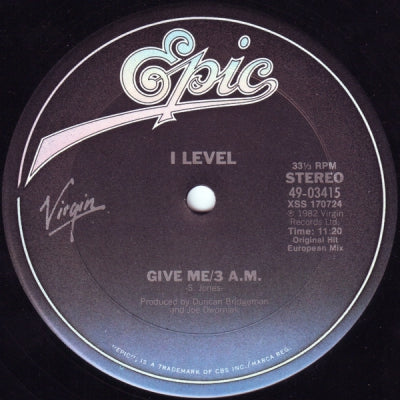 I LEVEL - Give Me