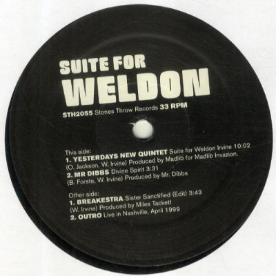 YESTERDAYS NEW QUINTET / BREAKESTRA / MR. DIBBS - Suite For Weldon