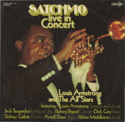 LOUIS ARMSTRONG & THE ALL-STARS  - Satchmo Live In Concert