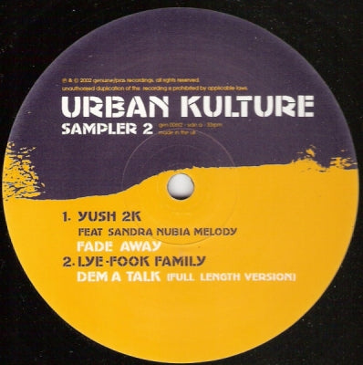 VARIOUS - Urban Kulture - Sampler 2