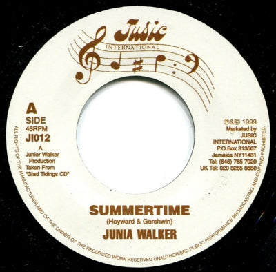 JUNIA WALKER - Summertime / Living Easy Dub