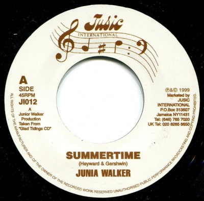 JUNIA WALKER - Summertime / Living Easy Dub