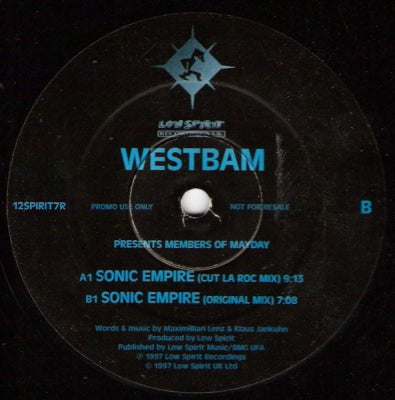 WESTBAM PRESENTS MEMBERS OF MAYDAY - Sonic Empire