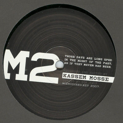KASSEM MOSSE - Those Days