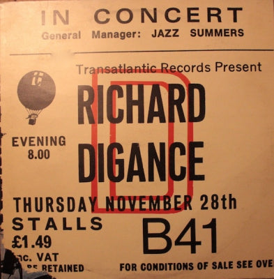 RICHARD DIGANCE - In Concert
