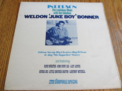 VARIOUS ARTISTS - In Person - The Louisiana Blues With The Fabulous Weldon 'Juke Boy' Bonner