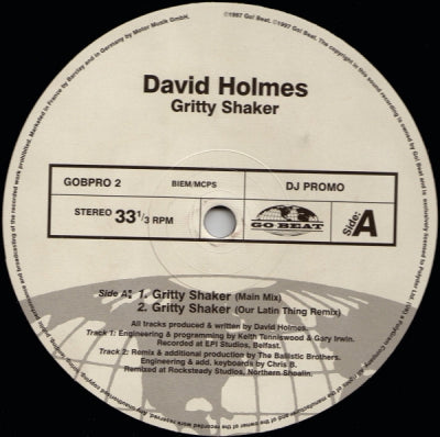 DAVID HOLMES - Gritty Shaker