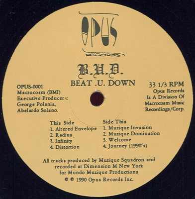 B.U.D. - Beat .U. Down
