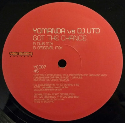 YOMANDA VS DJ UTO - Got The Chance