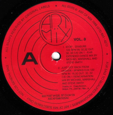 VARIOUS - Art Of Mix - Vol. 8