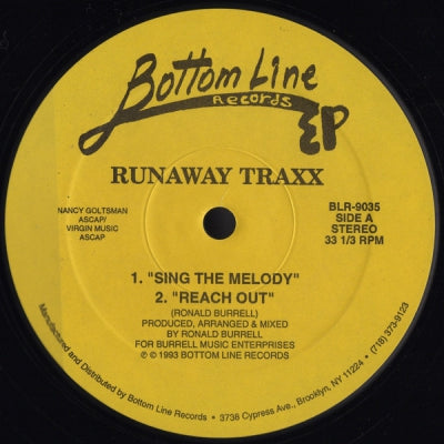 RUNAWAY TRAXX  - E.P.