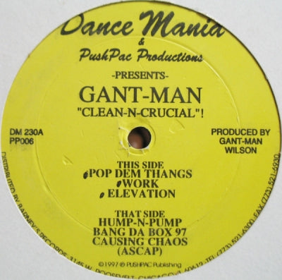 GANT-MAN - Clean-N-Crucial!