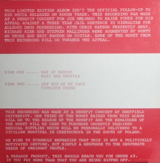 THE PRESSURE COMPANY - Live In Sheffield 19 Jan 82