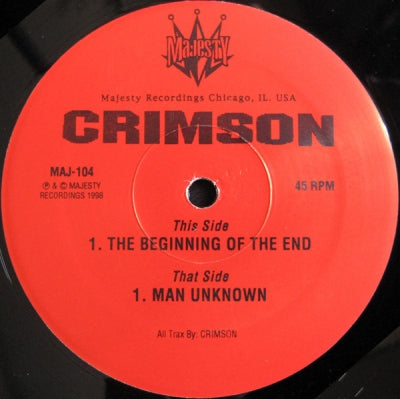 CRIMSON - The Beginning Of The End