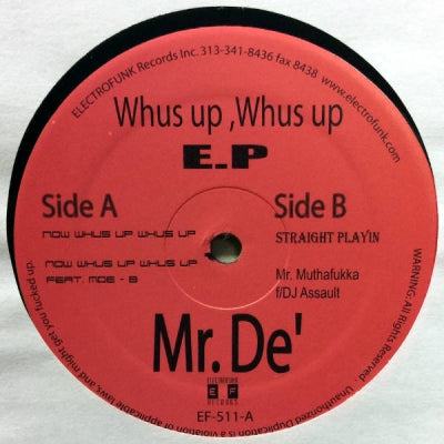 MR DE - Whus Up, Whus Up E.P