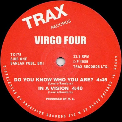 VIRGO FOUR - Do You Know Who You Are? / In A Vision / Going Thru Life / Take Me Higher