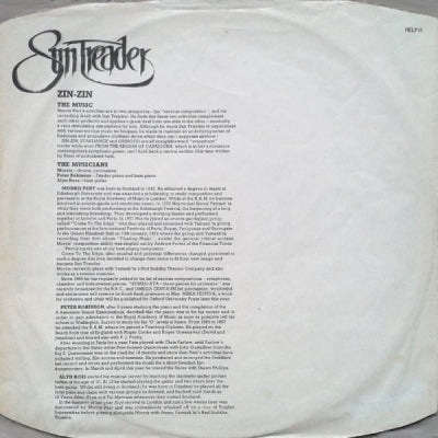 SUNTREADER - Zin-Zin