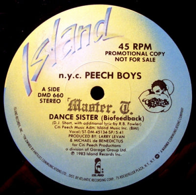 N.Y.C. PEECH BOYS - Dance Sister (Biofeedback)