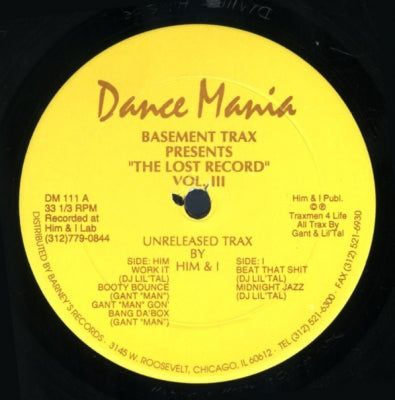 HIM AND I - Basement Trax - The Lost Record Vol. III