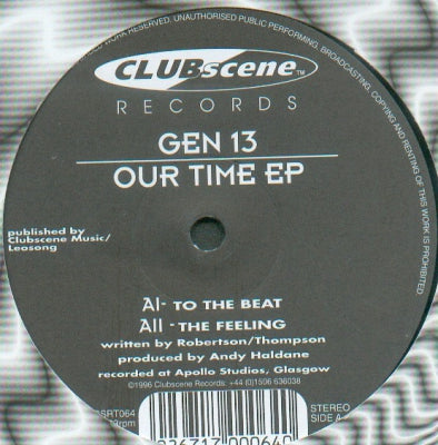GEN 13 - Our Time EP