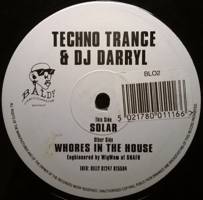 TECHNOTRANCE & DJ DARRYL - Solar / Whores In The House