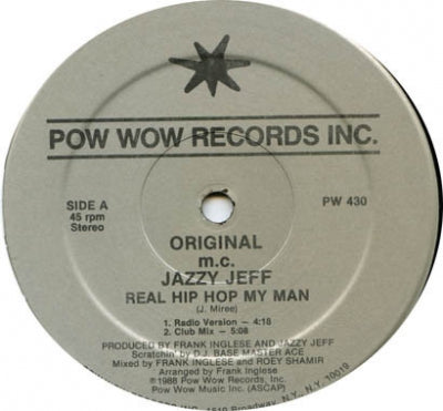 ORIGINAL M.C. JAZZY JEFF - Real Hip Hop My Man