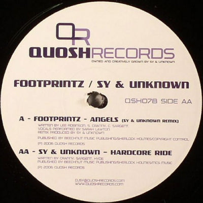FOOTPRINTZ / SY & UNKNOWN - Angels (Remix) / Hardcore Ride