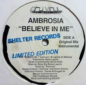 AMBROSIA - Believe In Me