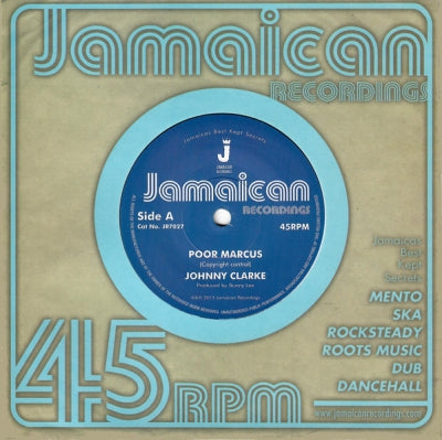JOHNNY CLARKE - Poor Marcus / Version