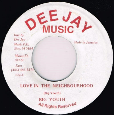 BIG YOUTH - Love In The Neighbourhood