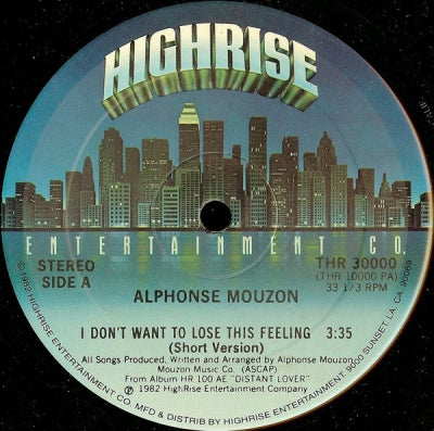 ALPHONSE MOUZON - I Don't Want To Lose This Feeling