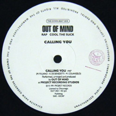 OUT OF MIND - Calling You