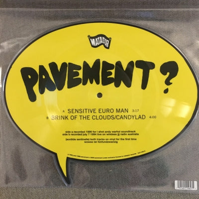 PAVEMENT - Sensitive Euro Man