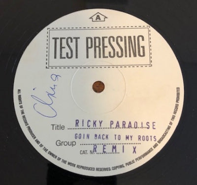 RICKY PARADISE (F.P.I. PROJECT) - Going Back To My Roots