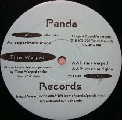 TIME WARPED - Experiment Moon / Time Warped / Go Up And Glow