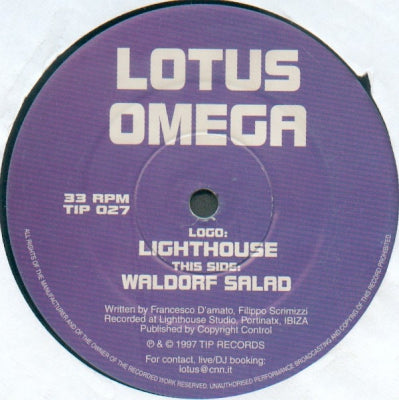 LOTUS OMEGA - The Lighthouse / Waldorf Salad