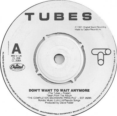 TUBES - Don't Want To Wait Anymore