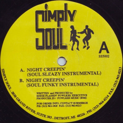 EDDIE 'FLASHIN' FOWLKES - Night Creepin'