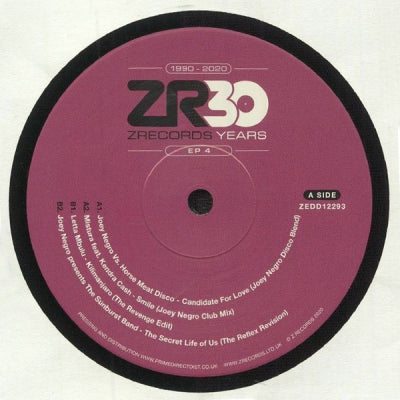 JOEY NEGRO VS HORSE MEAT DISCO / MISTURA / LETTA MBULU / JOEY NEGRO & THE SUNBURST BAND - Dave Lee presents 30 Years of Z Records – EP 4