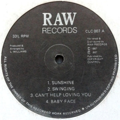 VARIOUS ARTISTS - Raw Records Compilation
