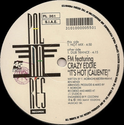 FM FEATURING CRAZY EDDIE - It's Hot (Caliente)