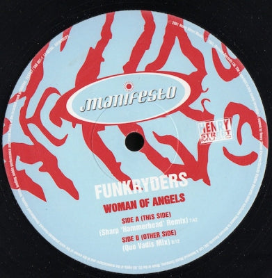 FUNKRYDERS - Woman Of Angels