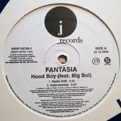 FANTASIA - Hood Boy (Feat. Big Boi)