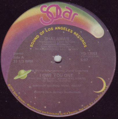 SHALAMAR - I Owe You One /