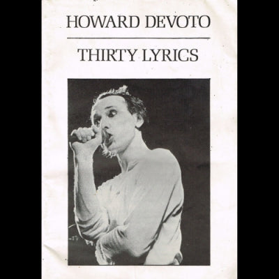HOWARD DEVOTO - Thirty Lyrics