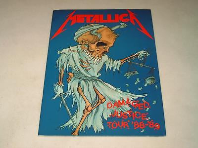 METALLICA - damaged Justice '88-'89 Tour Programme
