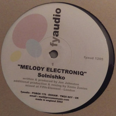 SOLNISHKO - Melody Electroniq