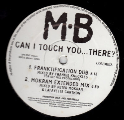 M.B. (MICHAEL BOLTON) - Can I Touch You…There?
